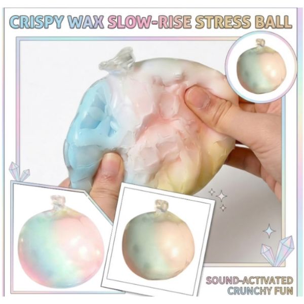 Crispy Wax Slow-Rise Stress Ball