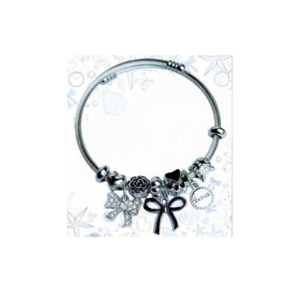 Bow Charm Bracelet