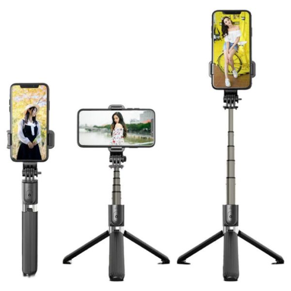 Selfie Stick with Tripod & Remote Control