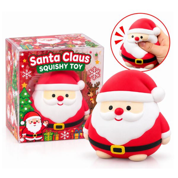 Christmas Santa Claus Scented Foam Squishy – 16cm Soft Stress Relief Toy