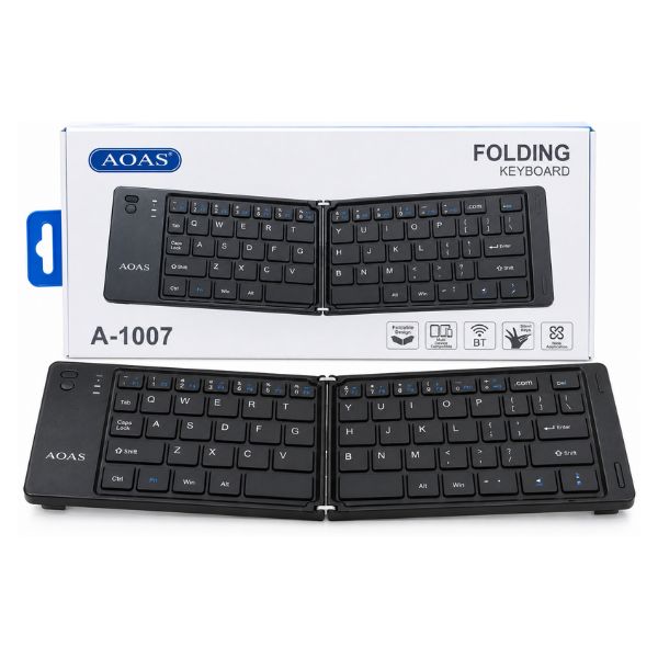 AOAS A-1007 Foldable Bluetooth Wireless Keyboard