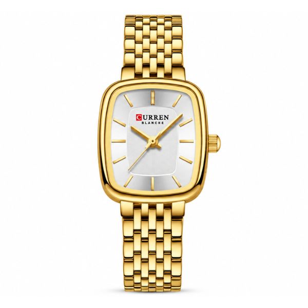 CURREN Blanche Gold Women’s Rectangular Watch