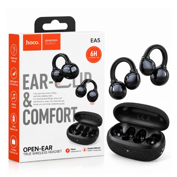 HOCO EA5 Open-Ear Wireless Bluetooth Earbuds with Charging Case