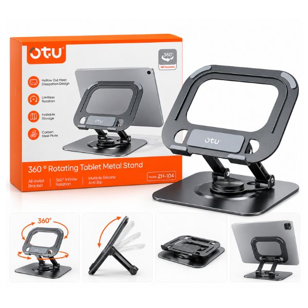 360° Rotating Metal Tablet & Phone Stand